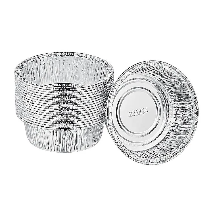 Pyöreä alumiinitarjotin kannella